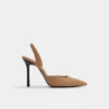 Berolden Zapatos de tacón alto con talón abierto, tacón de aguja