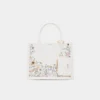Bolso tipo satchel Floralliee