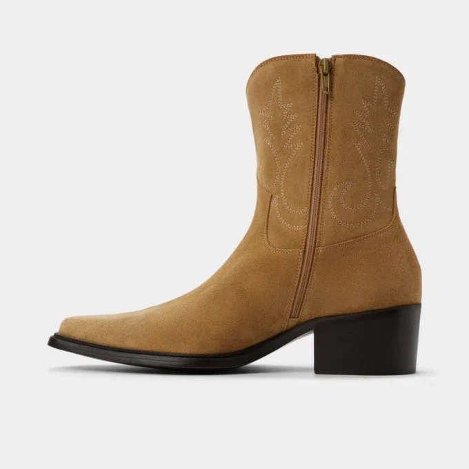 Botas western Guthrie, tacón grueso