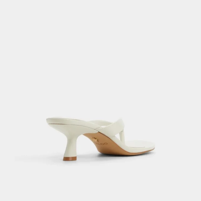 Chanclas con tacón de salto, tacón de gata