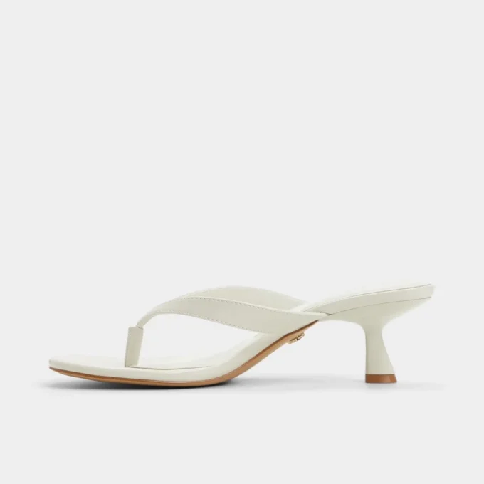 Chanclas con tacón de salto, tacón de gata