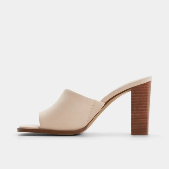 Mules con tacón Re-sophia, tacón grueso