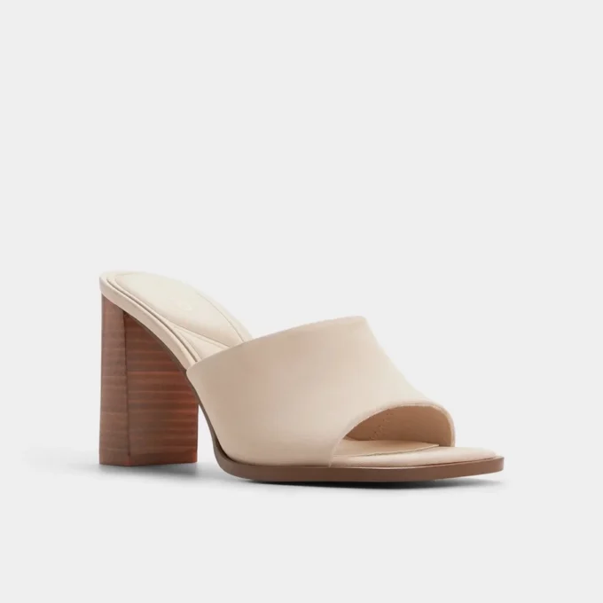Mules con tacón Re-sophia, tacón grueso
