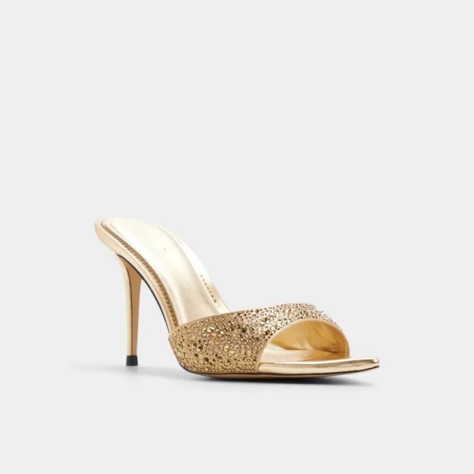 Mules con tacón Reanna, tacón de aguja