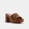 Mules con tacón Taylia, plataforma