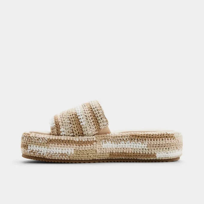 Sandalia Bohemina Slide, con plataforma
