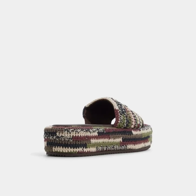 Sandalia Bohemina Slide, con plataforma