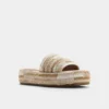 Sandalia Bohemina Slide, con plataforma