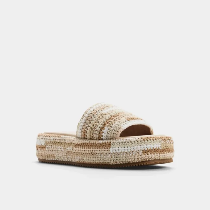 Sandalia Bohemina Slide, con plataforma
