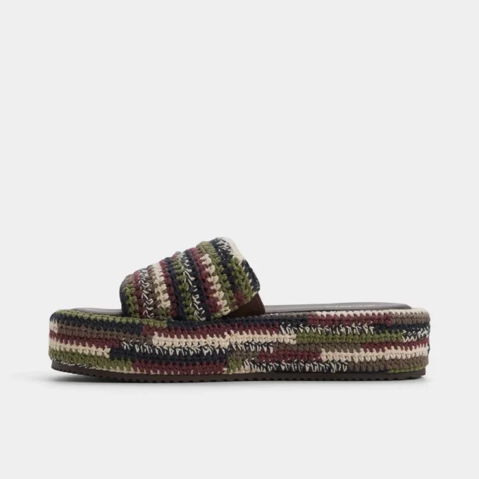 Sandalia Bohemina Slide, con plataforma