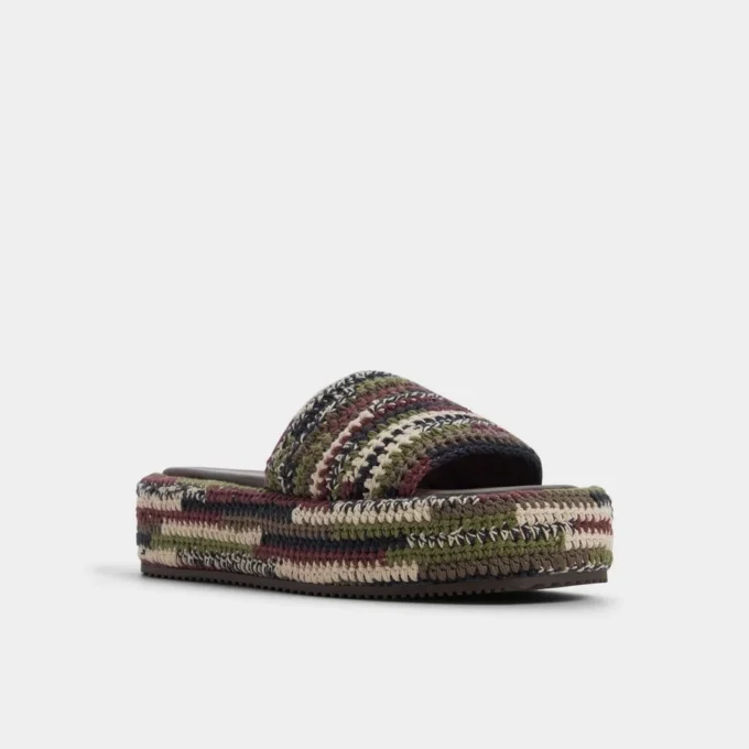 Sandalia Bohemina Slide, con plataforma