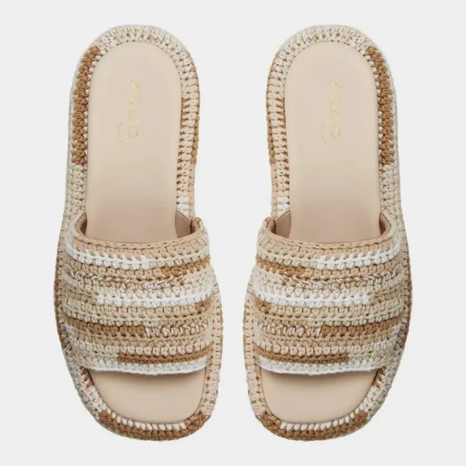 Sandalia Bohemina Slide, con plataforma