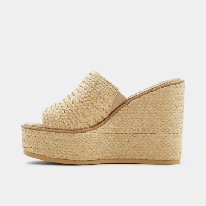 Sandalia de cuña Midsommar, tacón de cuña