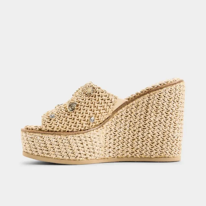 Sandalia de cuña Midsommar, tacón de cuña