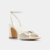 Sandalias de tacón grueso con tiras Angelknot