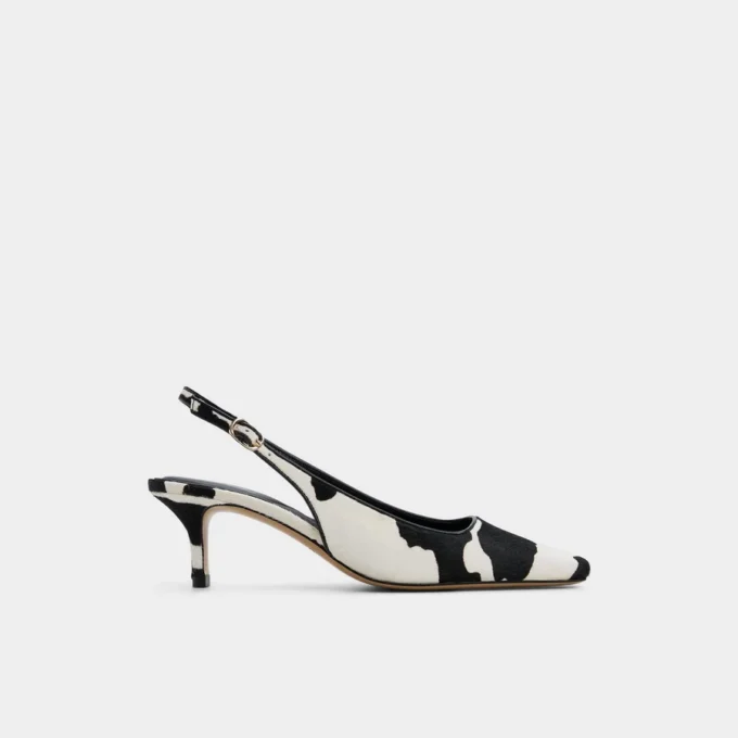 Zapatos de tacón bajo con talón abierto Gabriellie, Tacón bajo