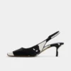 Zapatos de tacón bajo con talón abierto Gabriellie, Tacón bajo