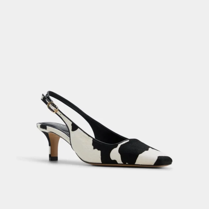 Zapatos de tacón bajo con talón abierto Gabriellie, Tacón bajo